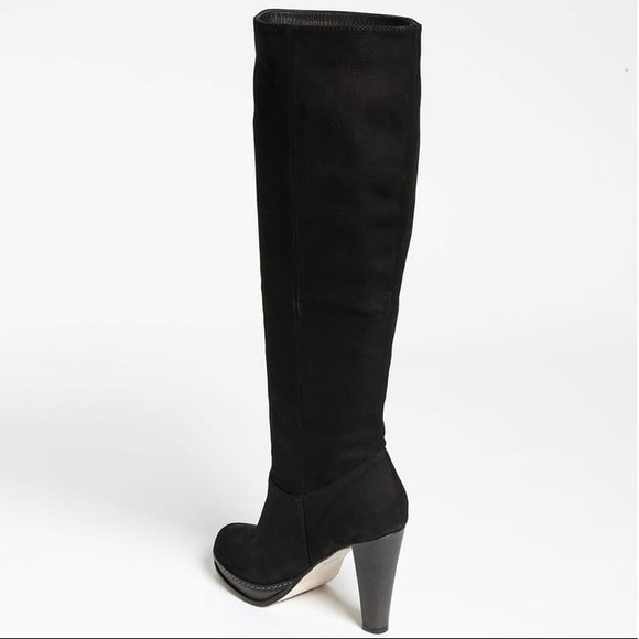 ***SOLD*** Cole Haan Nola Slouch Boots Chestnut Nubuck - Picture 10 of 14